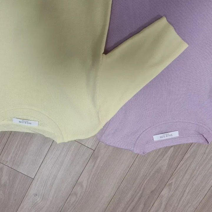 [BUNJANG] Soo &amp; June May Round Knit Top / 수앤준 메이5부 라운드 니트 미착용 새상품