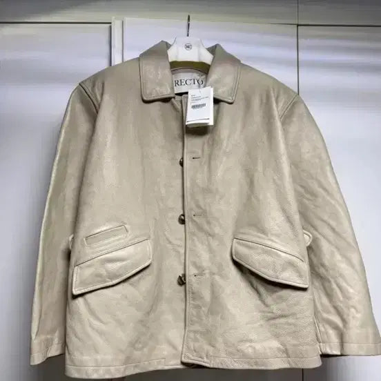 [BUNJANG] Recto 25SS Vintage Washed Leather Jacket / [S]렉토 25SS 빈티지 워싱 레더 초어 가죽 자켓 새상품 팝니다
