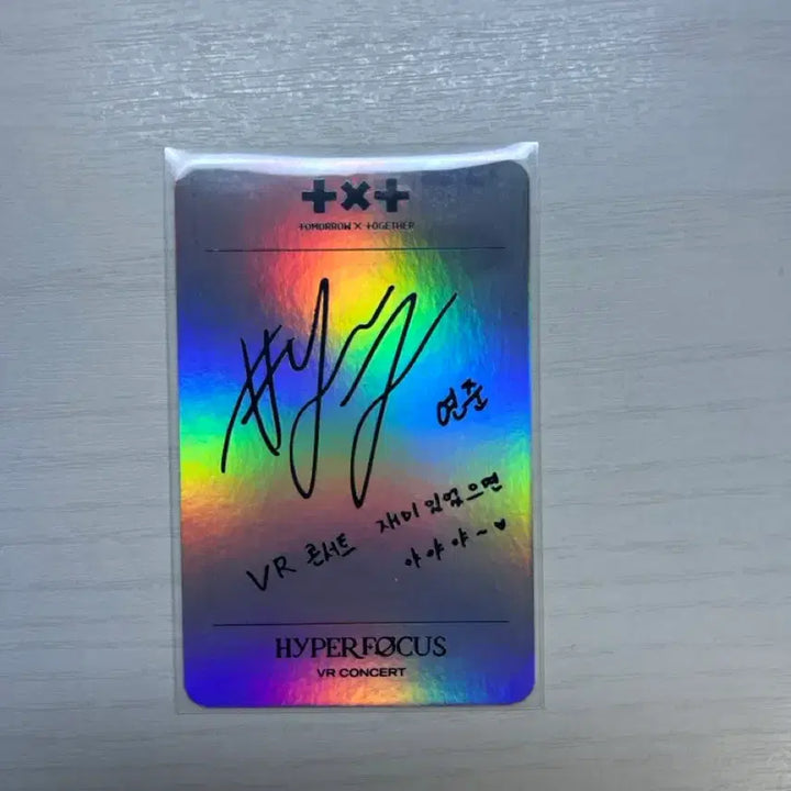 [SOLD OUT] 할인희귀)투바투 연준 vr스페셜 포카 양도 뿔바투콘서트