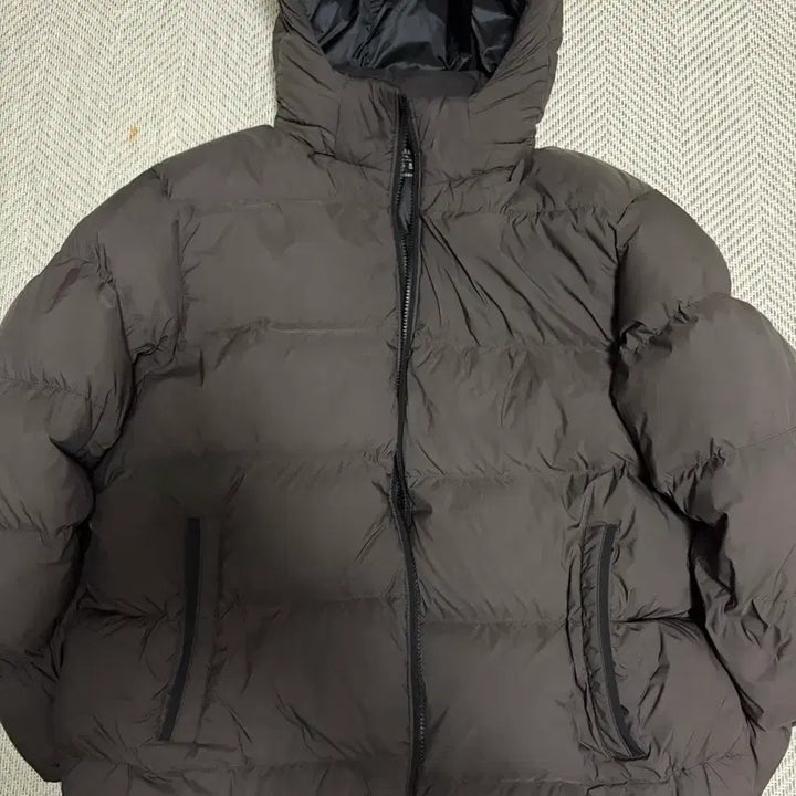 [BUNJANG] Uniqlo Powder Soft Down Jacket Dark Brown XL / 유니클로 파우더소프트 다운 다크브라운 XL