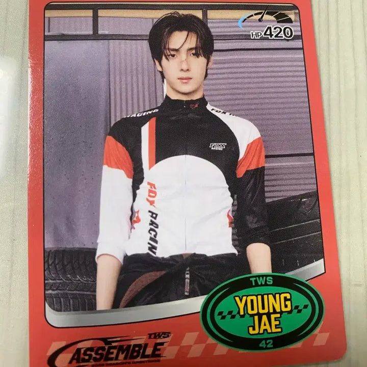 [BUNJANG] TWS Youngjae Season's Greetings Racer Card / 투어스 영재 시즌그리팅 레이서 카드