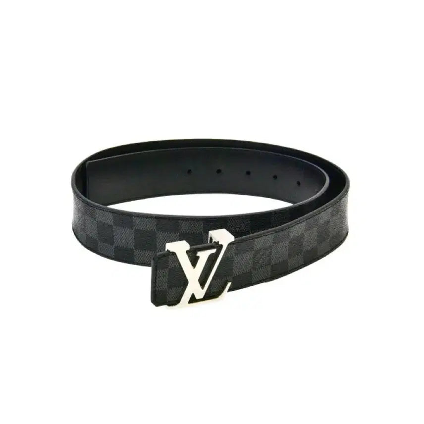 [BUNJANG] Louis Vuitton Damier Graphite Initiales Belt / 루이비통 LV 이니셜 다미에 그라피트 벨트 (정품)
