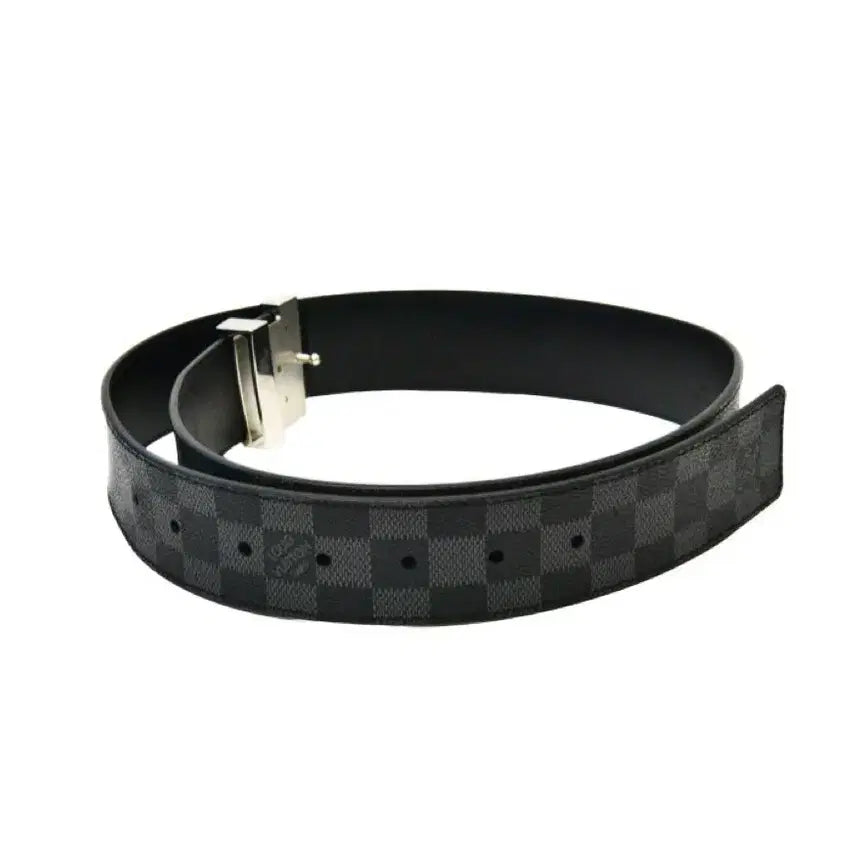 [BUNJANG] Louis Vuitton Damier Graphite Initiales Belt / 루이비통 LV 이니셜 다미에 그라피트 벨트 (정품)