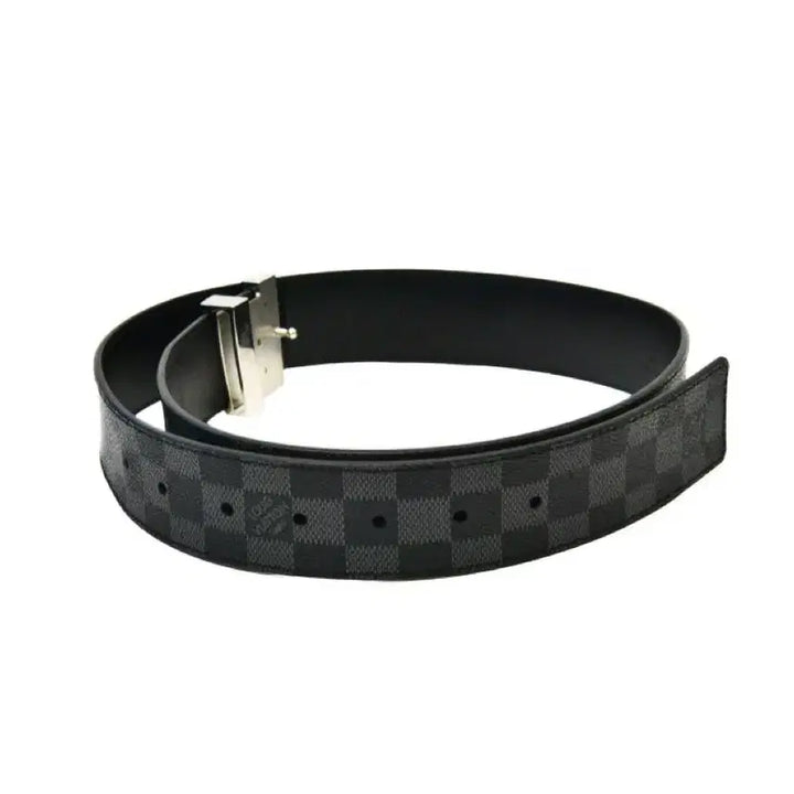 [BUNJANG] Louis Vuitton Damier Graphite Initiales Belt / 루이비통 LV 이니셜 다미에 그라피트 벨트 (정품)
