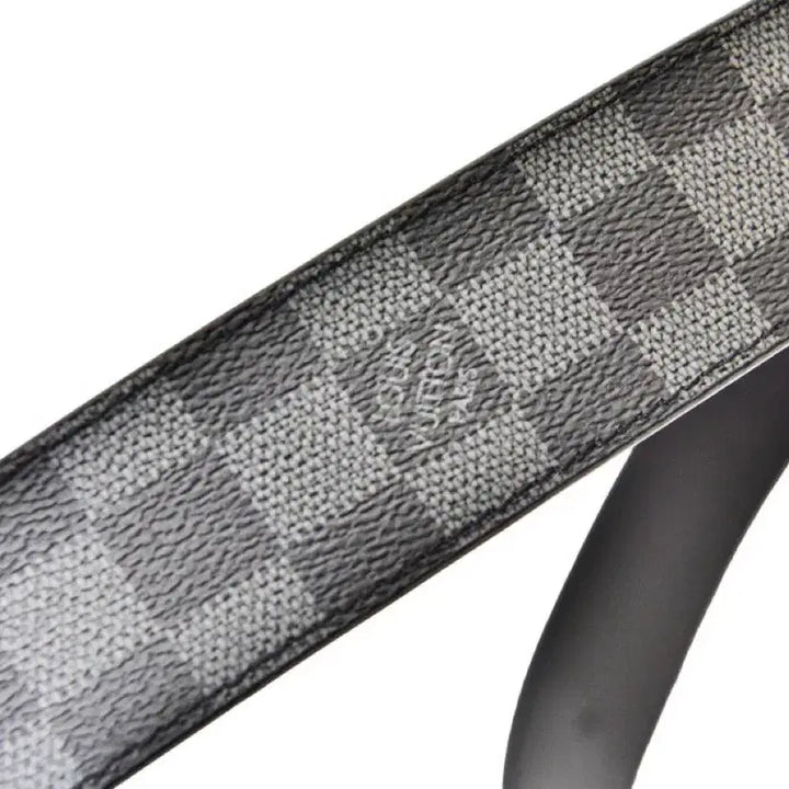 [BUNJANG] Louis Vuitton Damier Graphite Initiales Belt / 루이비통 LV 이니셜 다미에 그라피트 벨트 (정품)