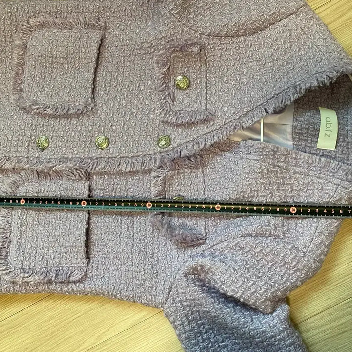 [BUNJANG] Ab.f.z Lavender Frill Jacket (Size 55-66) / Ab.f.z 브랜드 고급 자켓 55-66 사이즈 정도