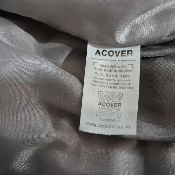 [BUNJANG] ACOVER Cropped Padded Bomber Jacket / 어커버 크롭 패딩항공점퍼 팝니다