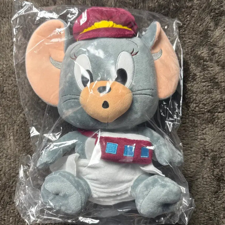 [BUNJANG] Hankyu Railway Tom and Jerry Tuffy Plush Doll / 일본 한큐전철 콜라보 한정품 톰과제리 터피 특대 인형