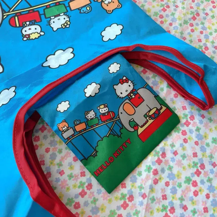 [BUNJANG] Sanrio Hello Kitty Playland Eco Bag / 산리오헬로키티장바구니 키티놀이동산에코백