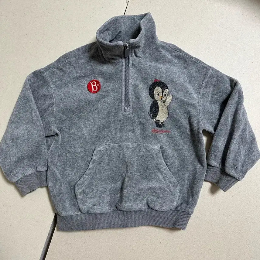 [SOLD OUT] 베베드피노 벨로아 하프집 상하복110+칠부티셔츠100