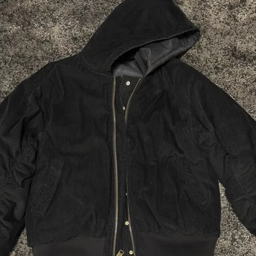 [BUNJANG] NOFAITHSTUDIO Onyx Black Bomber Jacket / 노페이스 스튜디오 오닉스 블랙 봄버 자켓 nofaithstudio