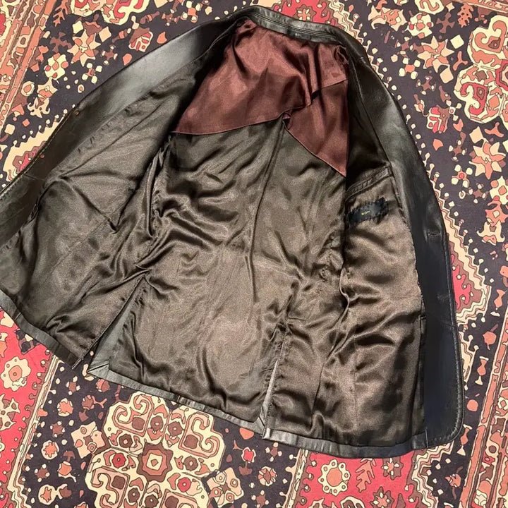 [BUNJANG] Bon Leather Blazer Jacket / 654/(M-L) Bon 가죽자켓 레더자켓 가죽마이 블레이져 블레이저