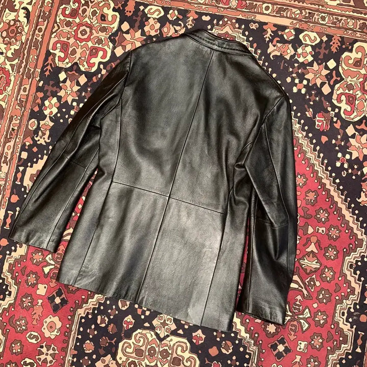 [BUNJANG] Bon Leather Blazer Jacket / 654/(M-L) Bon 가죽자켓 레더자켓 가죽마이 블레이져 블레이저