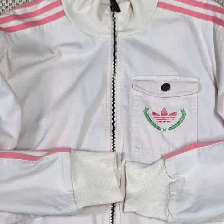 [BUNJANG] Adidas Reversible Firebird Jacket / 아디다스 리버서블 자켓 핑크 화이트 삼선 오리지널스 파이어버드