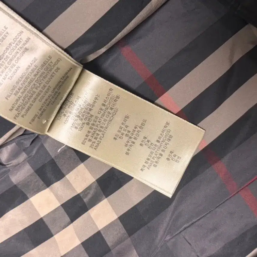 [BUNJANG] Burberry Black Hooded Padded Coat UK4 / 버버리 블랙 후드 패딩 코트 uk4