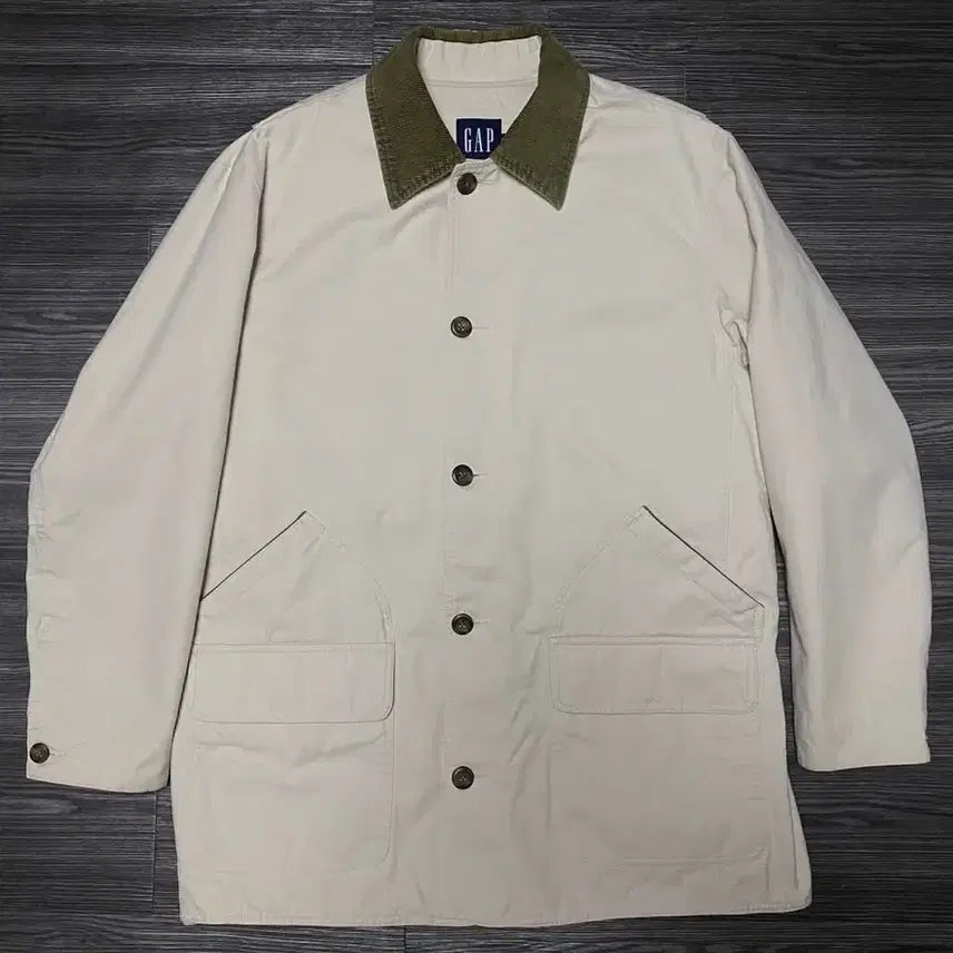 [BUNJANG] GAP Coverall Chore Jacket (XL) / 90sGAP 갭 오버핏 커버올 초어자켓 점퍼 안감퀄팅 XL