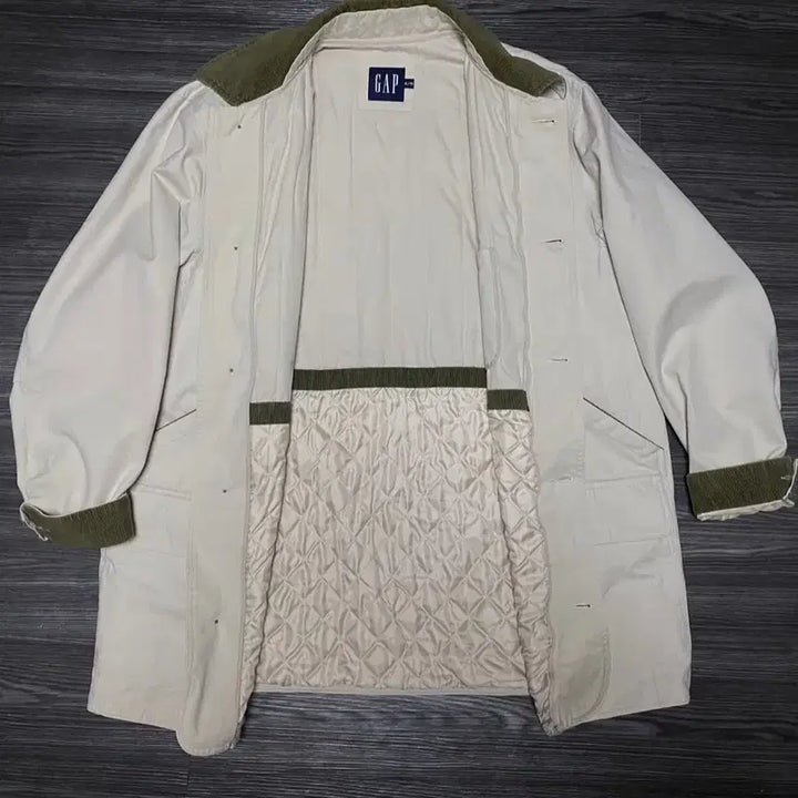 [BUNJANG] GAP Coverall Chore Jacket (XL) / 90sGAP 갭 오버핏 커버올 초어자켓 점퍼 안감퀄팅 XL