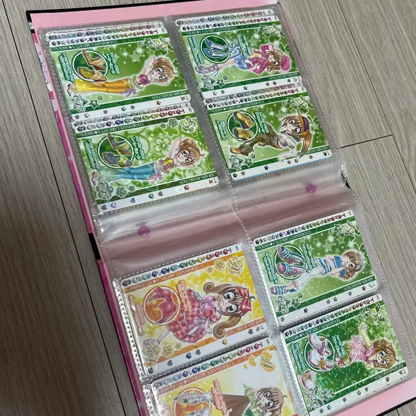 [BUNJANG] Kirarin Revolution Card & Binder Bundle Set / 라라의스타일기 키라링레볼루션 카드 & 바인더 일괄 | 고전문구 고전카드