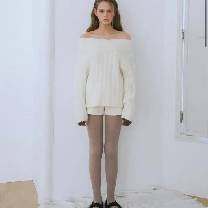 [BUNJANG] Le Vian Cozy Boucle Shorts (Ivory) / 새상품) 르베인 코지 부클 팬츠 cozy boucle short 아이보리