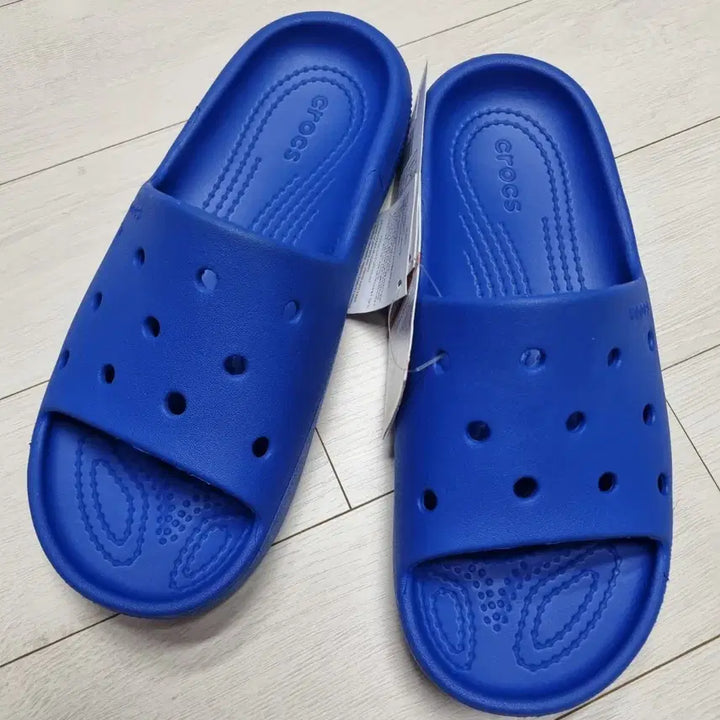 [BUNJANG] Crocs Blue 220mm Slippers / <새상품>크록스 슬리퍼