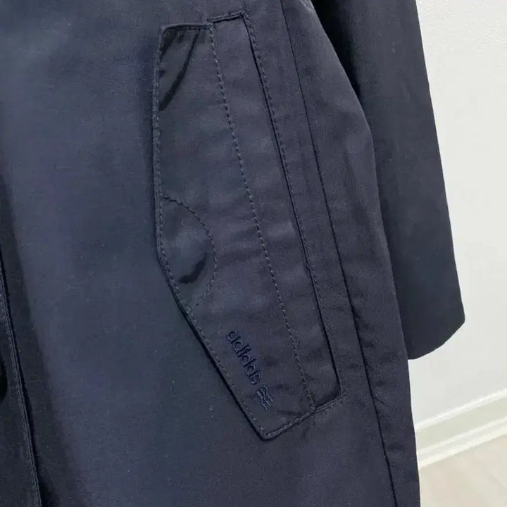 [BUNJANG] Adidas Navy Trench Coat 100 / 아디다스 네이비 자켓 트렌치코트 100