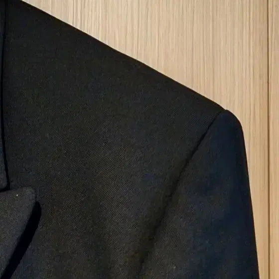 [BUNJANG] Black Double Wool Jacket L / (간절기용)블랙 더블 울자켓 L