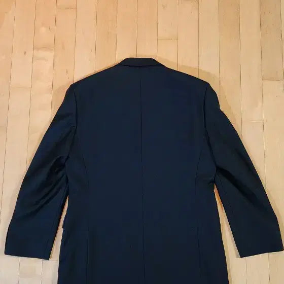 [BUNJANG] Black Double Wool Jacket L / (간절기용)블랙 더블 울자켓 L