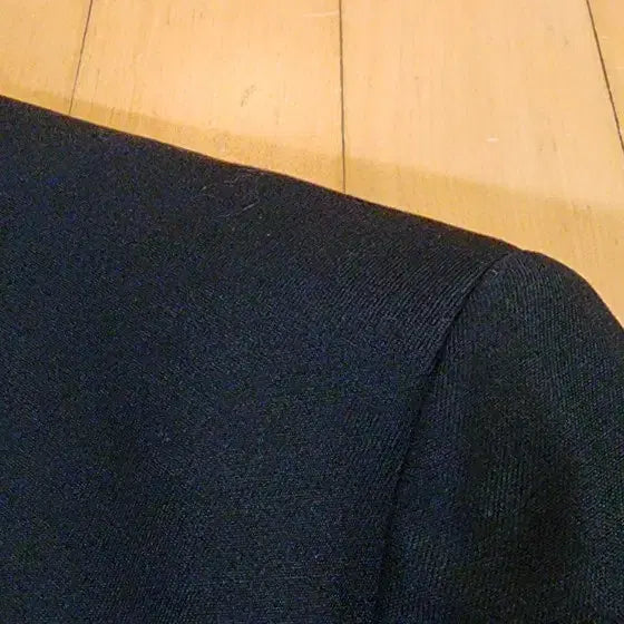 [BUNJANG] Black Double Wool Jacket L / (간절기용)블랙 더블 울자켓 L