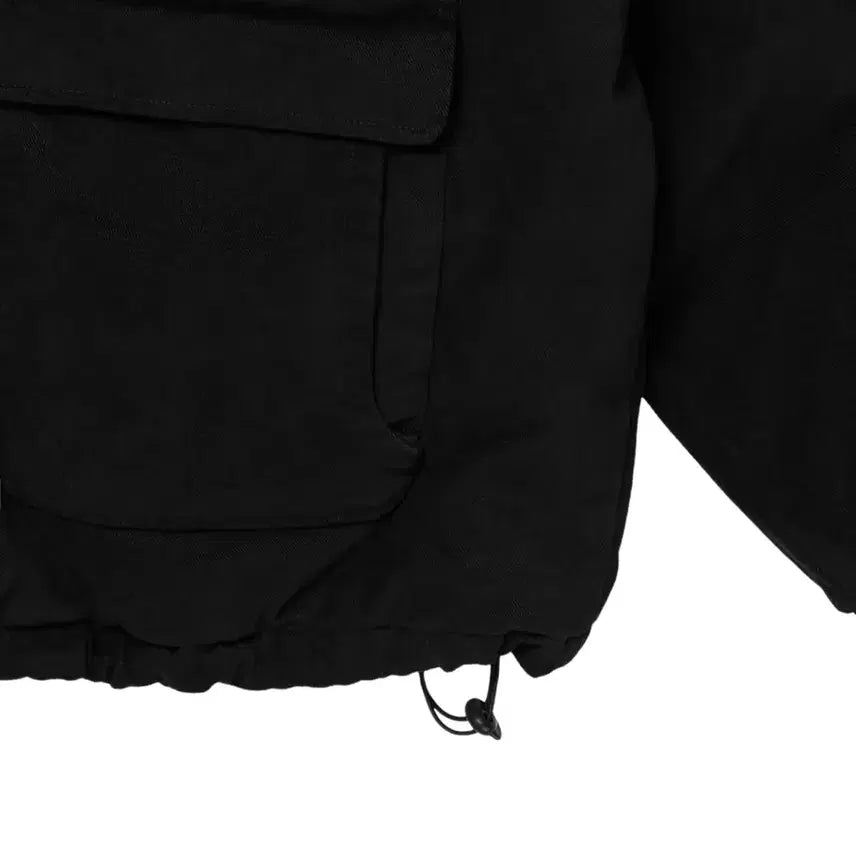 [BUNJANG] Deinet Peach Cotton Padded Jumper Black / 다이닛 deinet 피치 코튼 패디드 점퍼 블랙 PEACH COTTON