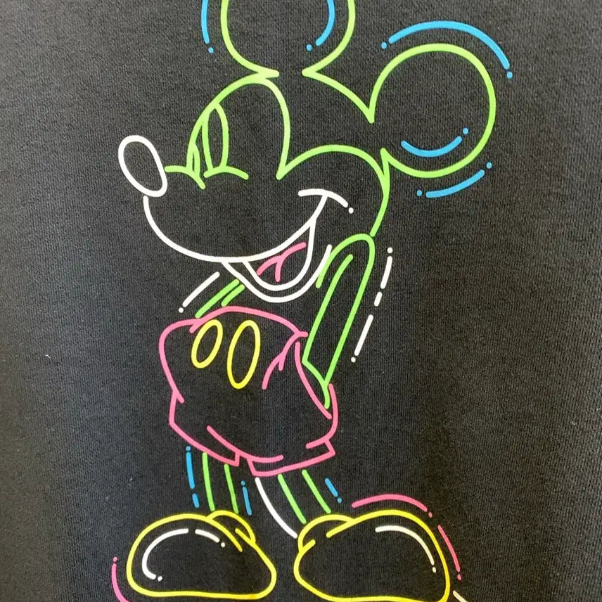 [BUNJANG] Uniqlo Disney Mickey Mouse Sweatshirt Black / 유니클로 디즈니 미키마우스 맨투맨 블랙