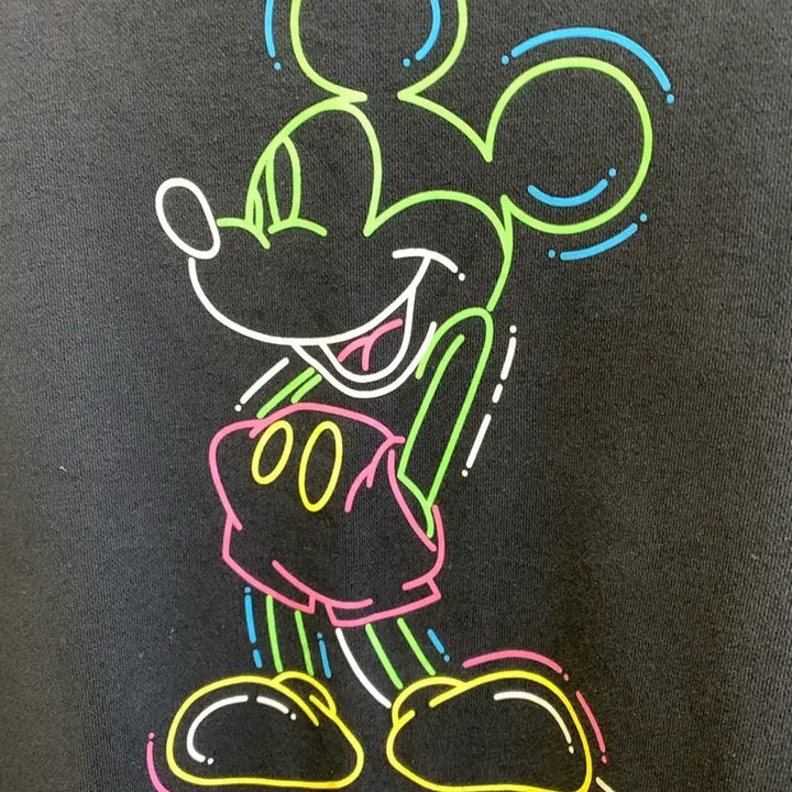 [BUNJANG] Uniqlo Disney Mickey Mouse Sweatshirt Black / 유니클로 디즈니 미키마우스 맨투맨 블랙