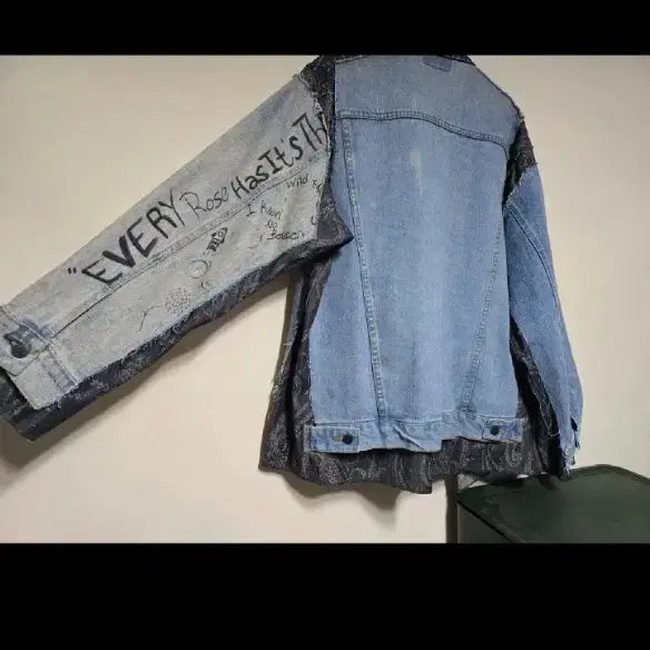 [BUNJANG] Needles Rebuild by Needles Patchwork Denim Jacket / 니들스 리빌드바이니들스 데님 자켓 패치워크