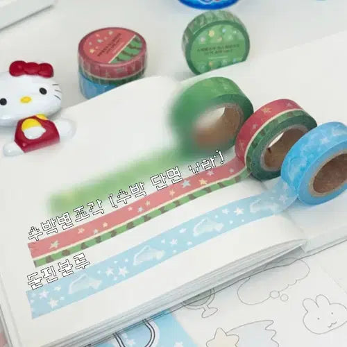 [BUNJANG] AchuCoco Washi Tape Set / 아츄코코 마테 2종