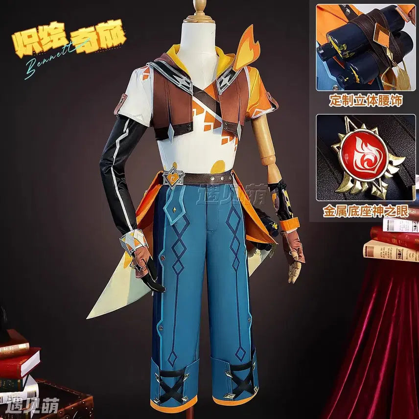 [BUNJANG] Genshin Impact Bennett Natas Skin Cosplay Costume / 원신 베넷 나타스킨 코스프레 의상