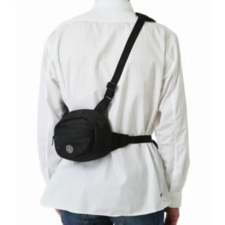 [BUNJANG] Stone Island Harness Bag Black / 스톤아일랜드 하네스 백 블랙
