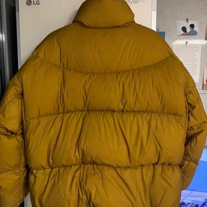[BUNJANG] Beaker RDS Goose Puffer Yellow Jacket (New) / [3] 비이커 RDS 구스 푸퍼 패딩 엘로우 새상품