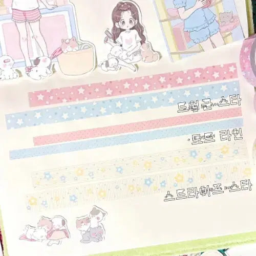 [BUNJANG] Anggu Washi Tape Set / 앙꾸 마테 3종