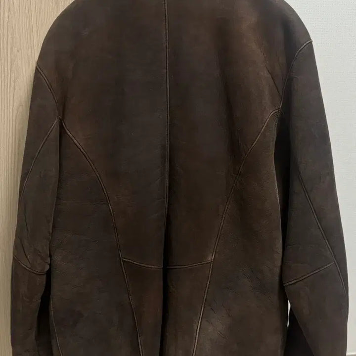 [BUNJANG] Vintage Double Button Mustang Jacket / 빈티지 더블 버튼 무스탕 자켓