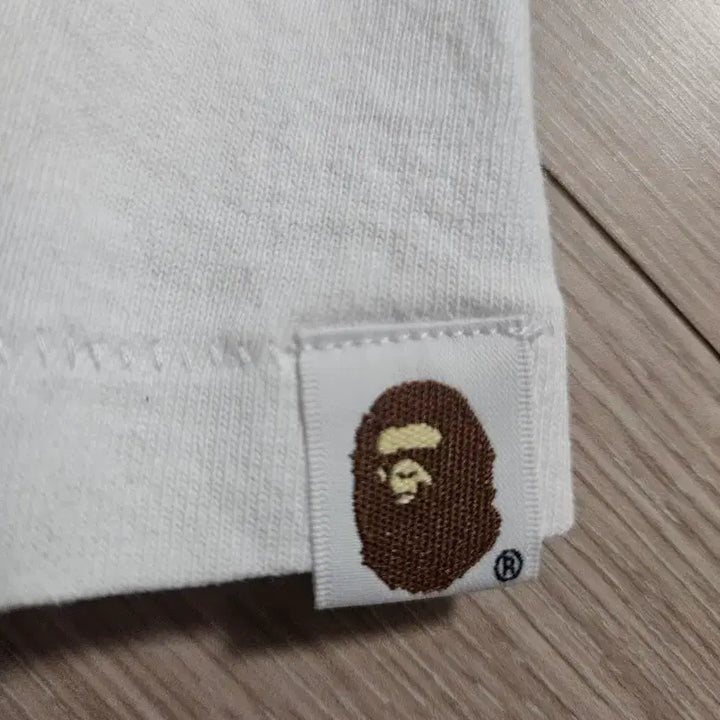 [BUNJANG] BAPE ABC Camo College T-shirt White Blue L / 베이프 abc 카모 컬리지 티셔츠 화이트 블루 L