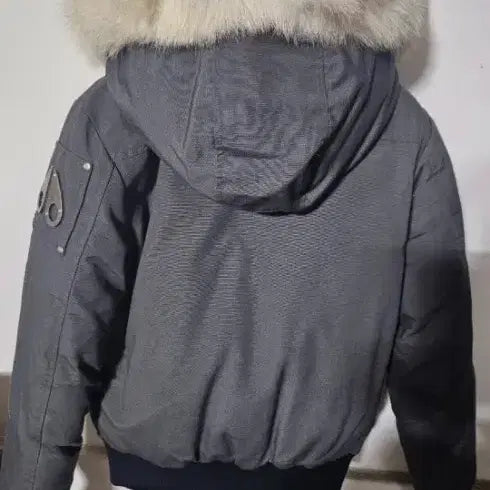 [BUNJANG] Moose Knuckles Black Hooded Zip-Up / 무스너클 블랙 후드 집업