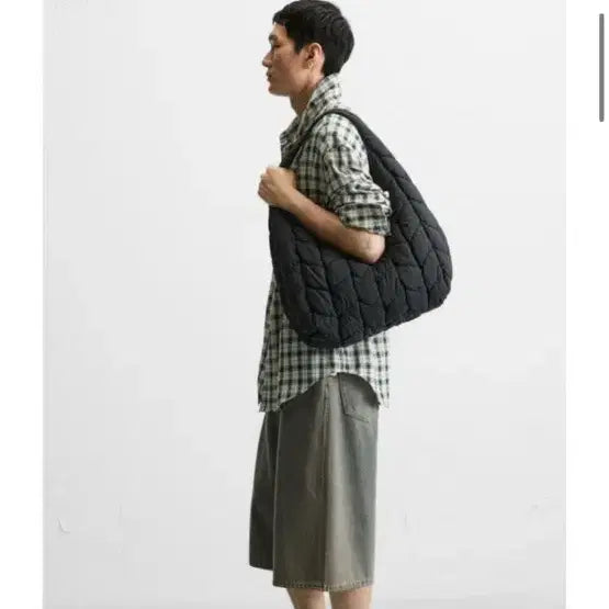 [BUNJANG] ZARA Nylon Big Bag Shoulder Bag / 자라 나일론 빅백