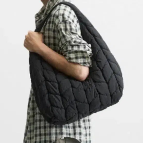 [BUNJANG] ZARA Nylon Big Bag Shoulder Bag / 자라 나일론 빅백