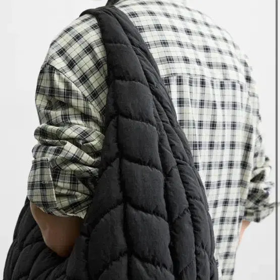 [BUNJANG] ZARA Nylon Big Bag Shoulder Bag / 자라 나일론 빅백