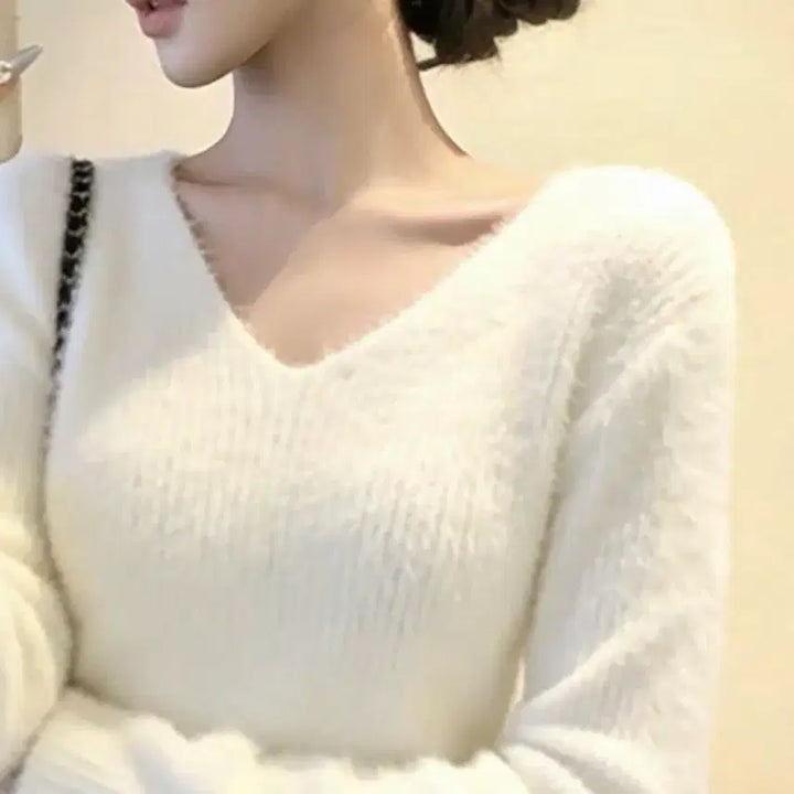[BUNJANG] S Size Knitted Sweater / FOREVER 21 니트.스웨터.여자니트.겨울옷.포근.여리핏.s사이즈