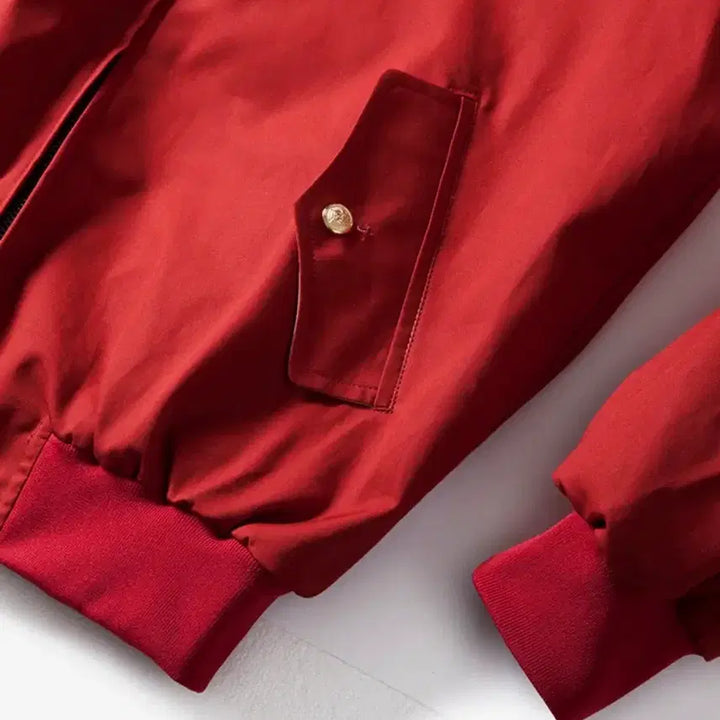 [BUNJANG] Amfeast Red Harrington Jacket / [M] 암피스트 레드 해링턴 자켓