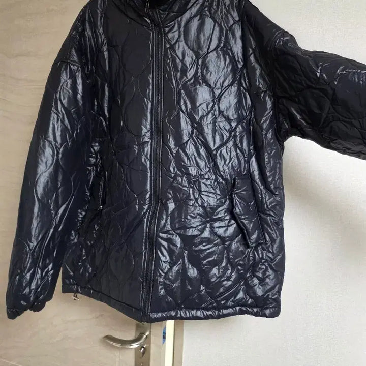 [BUNJANG] Oversized Quilted Padded Jacket (Men's 110) / 유광 오버핏 퀼팅 패딩자켓 / 남성 110 오버핏 새제품 남녀공용