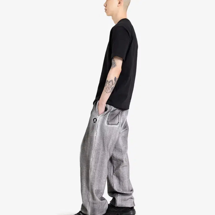 [BUNJANG] Private Neighbors Dirty Washed Sweat Joggers / 프라이빗네이버스 Dirty Washed Sweat Joggers