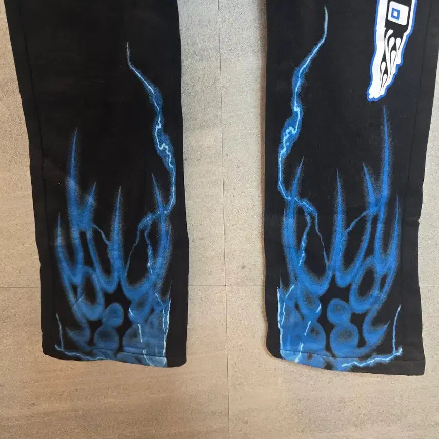 [BUNJANG] NINTH HALL NH RACE Flare Fleece Sweatpants / NINTH HALL NH RACE. 조거팬츠.