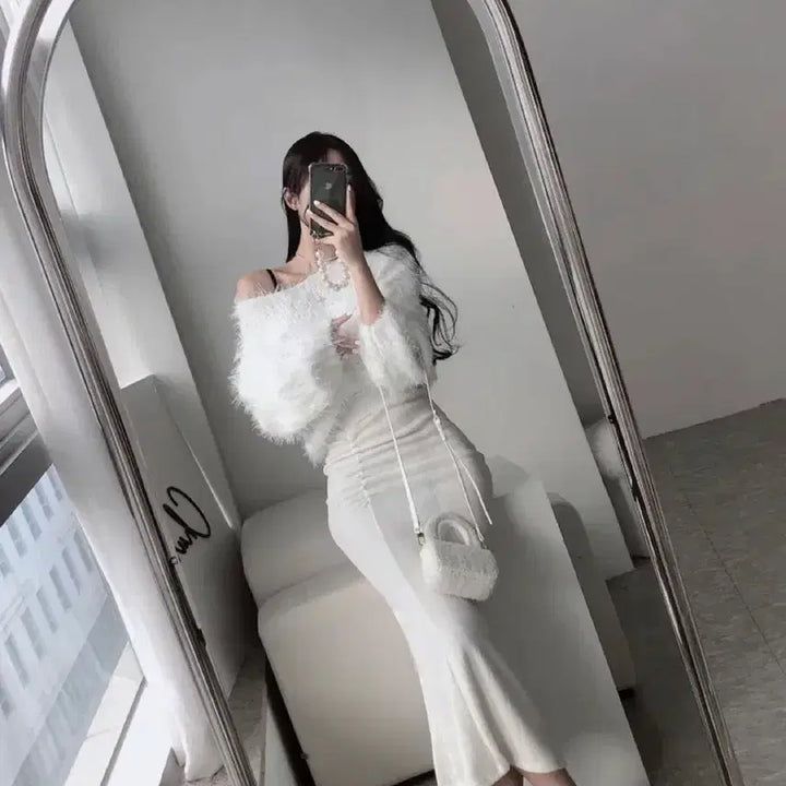 [BUNJANG] Churroom The Manon Rose De You Holly Ramelloz Knit Top / 츄룸 니트 더마농 로제드유 홀리 라멜로즈 수입의류 글램니 엔뉴엘 홀리