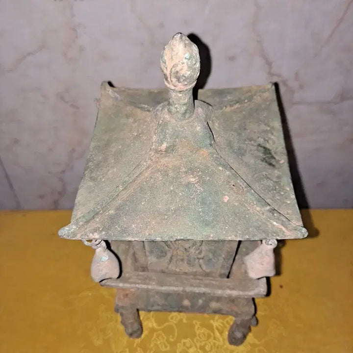 [BUNJANG] Antique Bronze Reliquary Tower / 오랜세월을 품은 동 사리탑